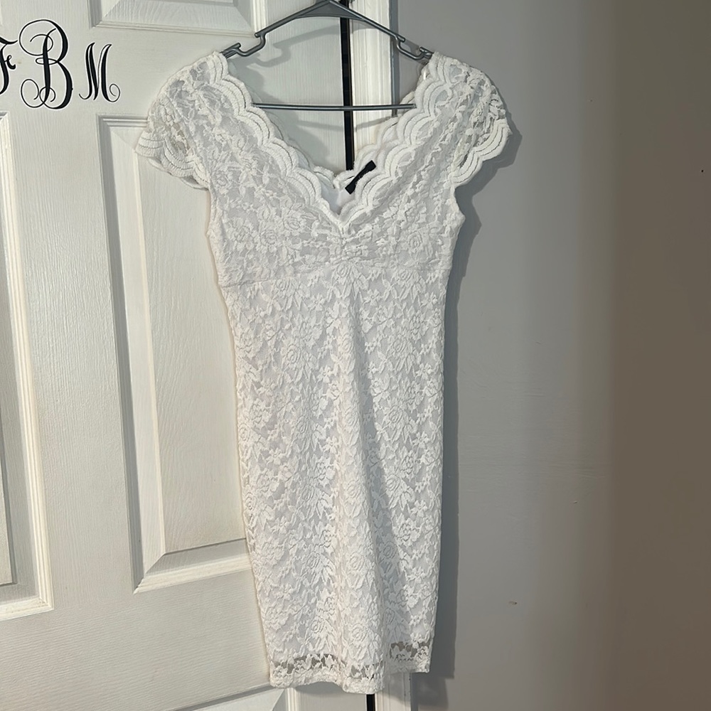 White Lace Dress
